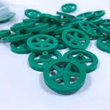 Co2 Dragster Wheels - Hobby Wheels for Miniature Cars and Educational Project Kits using 1/8" Axles - Co2 Dragster Product Line - Activity Based Supplies