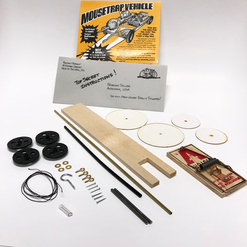 Mousetrap Vehicle Kit - Problem Solving - Activity Based Supplies