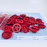 Co2 Dragster Wheels - Hobby Wheels for Miniature Cars and Educational Project Kits using 1/8" Axles - Co2 Dragster Product Line - Activity Based Supplies